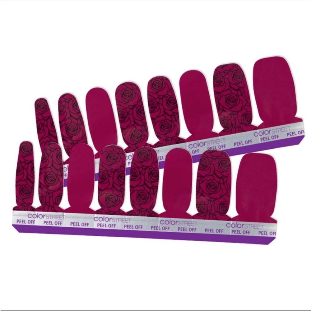 *Retired* Color Street: Rose Goes | Floral Pink Valentine’s Day Berry Fall - Picture 12 of 12